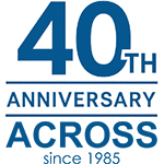 おかげさまで、株式会社アクロスは創立40周年を迎えることができました。 これまで当社を支えてくださったお客さまや関係者の皆さまに心より感謝申し上げます。